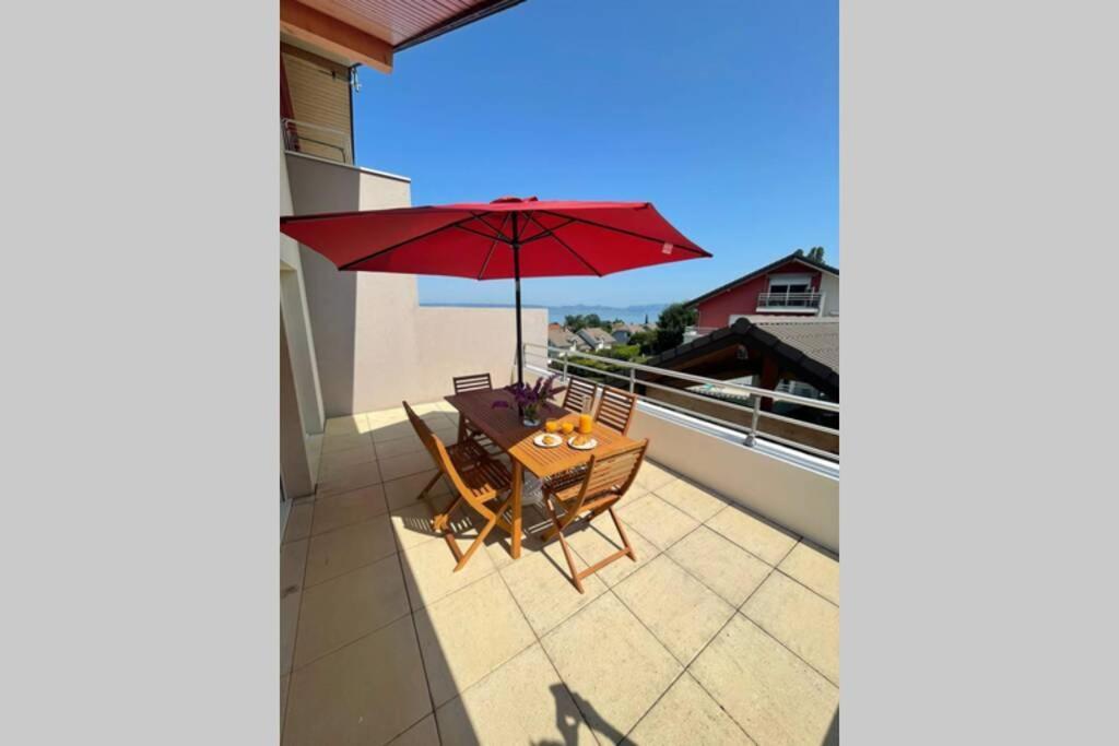 Superbe Appartement Au Calme Avec Vue Sur Le Lac. เอวิยงเลบานส์ ภายนอก รูปภาพ